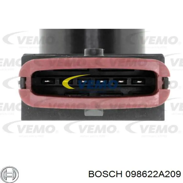 098622A209 Bosch bobina de encendido