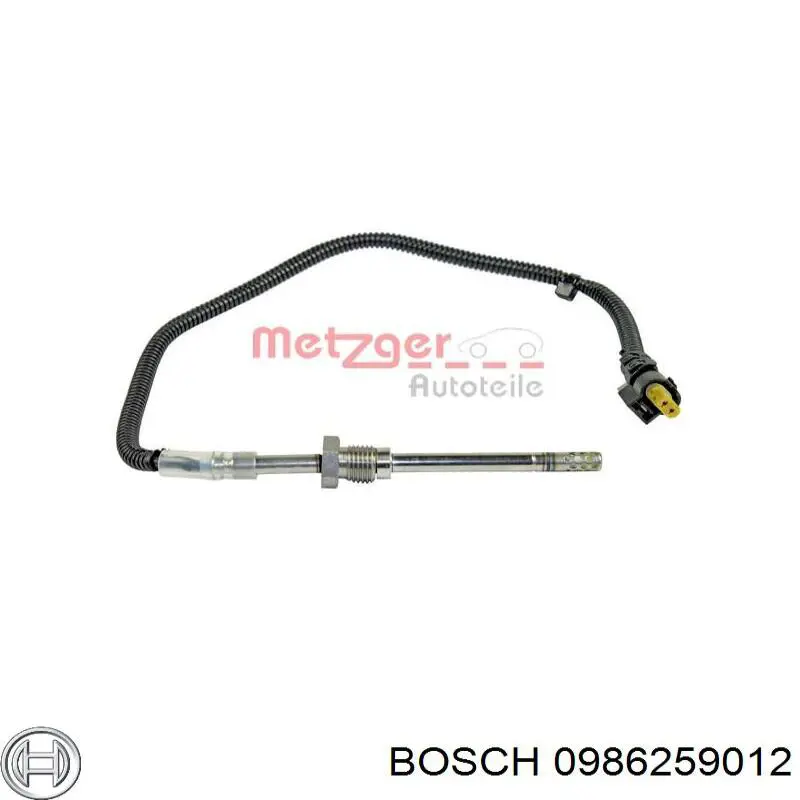 0986259012 Bosch sensor de temperatura, gas de escape, antes de turbina