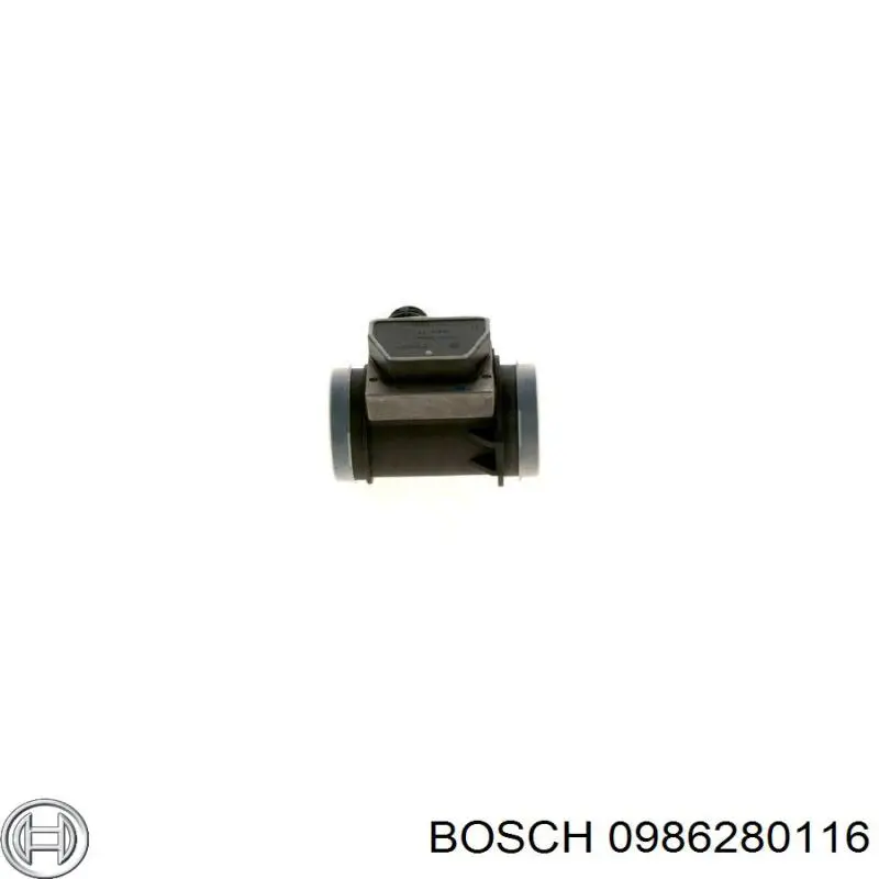 0986280116 Bosch sensor de flujo de aire/medidor de flujo (flujo de aire masibo)