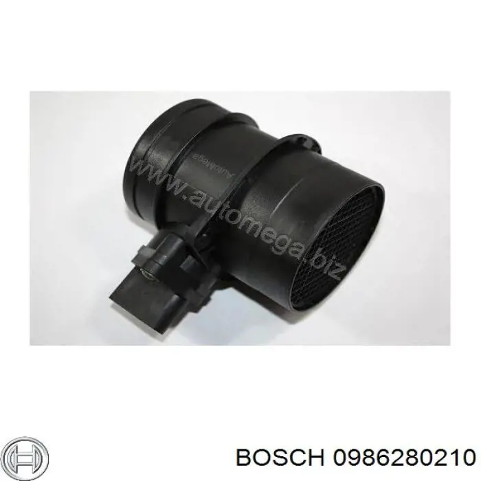 0986280210 Bosch sensor de flujo de aire/medidor de flujo (flujo de aire masibo)