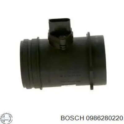 0986280220 Bosch sensor de flujo de aire/medidor de flujo (flujo de aire masibo)