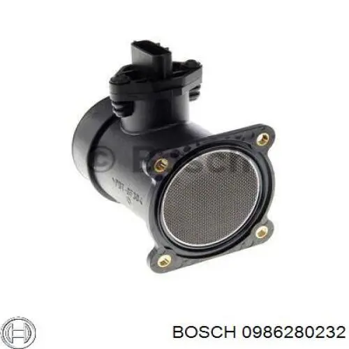 0986280232 Bosch sensor de flujo de aire/medidor de flujo (flujo de aire masibo)