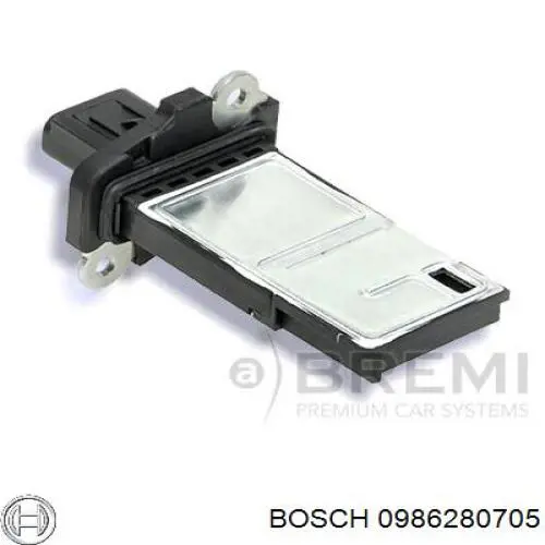 0 986 280 705 Bosch sensor de flujo de aire/medidor de flujo (flujo de aire masibo)