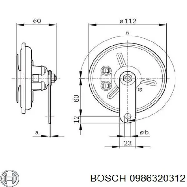 986320312 Bosch bocina