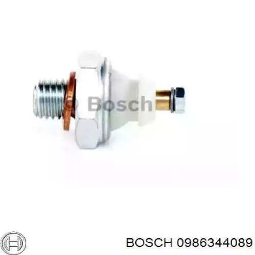 0 986 344 089 Bosch indicador, presión del aceite