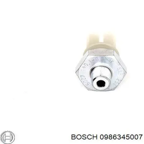 0986345007 Bosch indicador, presión del aceite