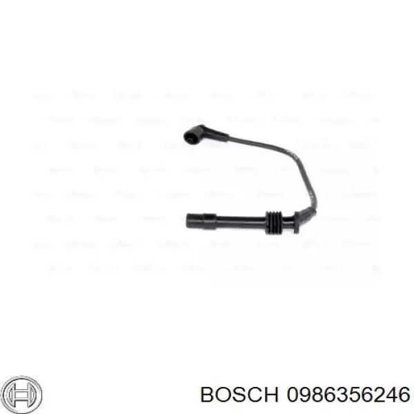 0986356246 Bosch cable de encendido, cilindro №2, 3