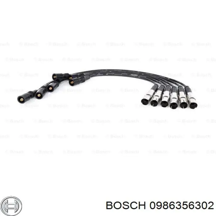 0986356302 Bosch juego de cables de encendido