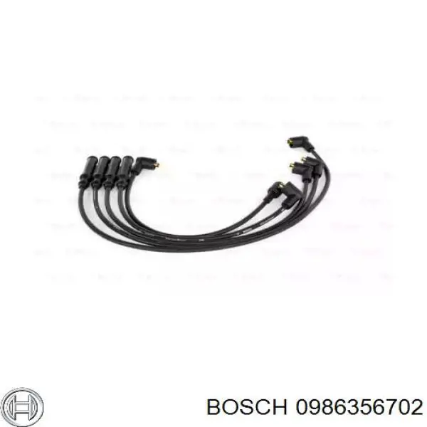 0 986 356 702 Bosch juego de cables de encendido