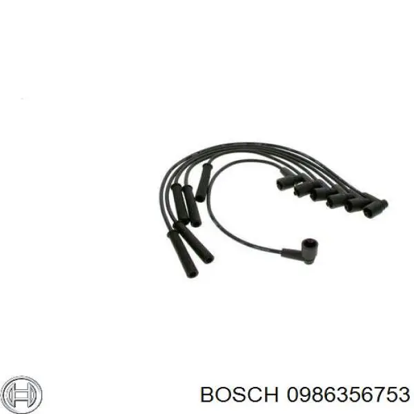 0 986 356 753 Bosch juego de cables de encendido