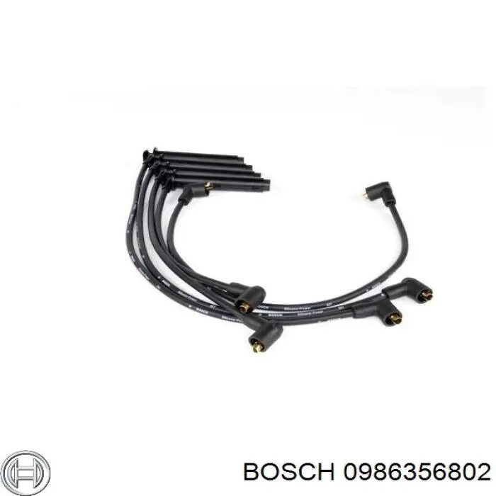 0986356802 Bosch juego de cables de encendido