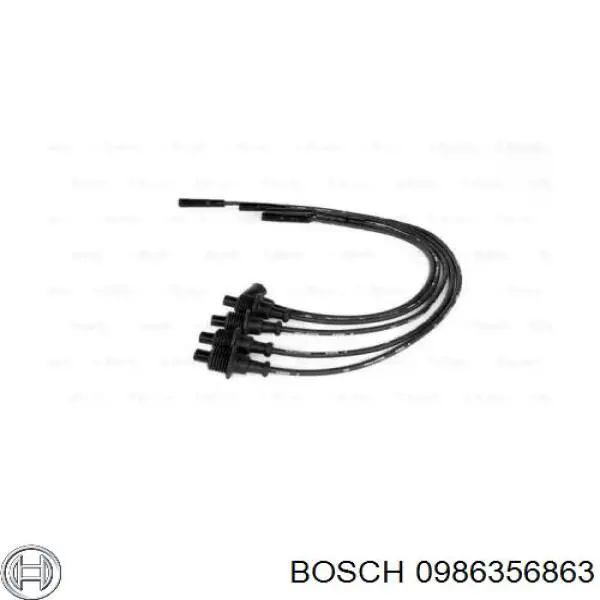 0 986 356 863 Bosch juego de cables de encendido