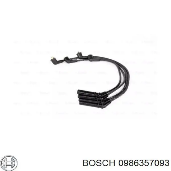 0 986 357 093 Bosch juego de cables de encendido