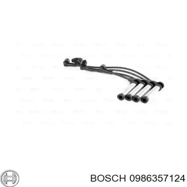 0986357124 Bosch juego de cables de encendido