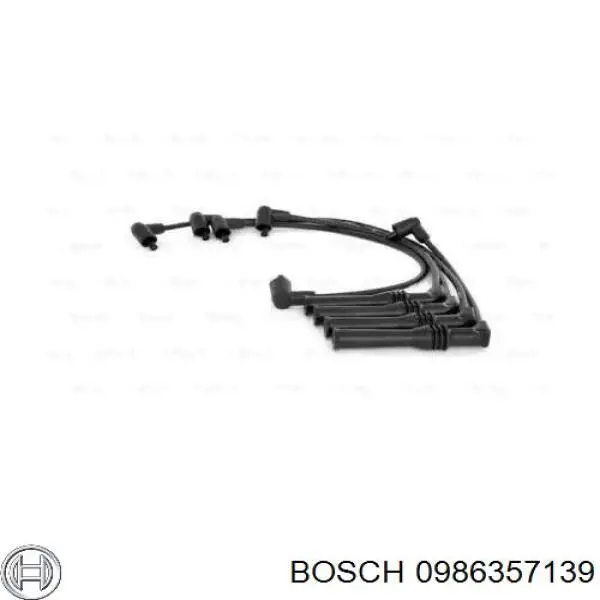 0986357139 Bosch juego de cables de encendido