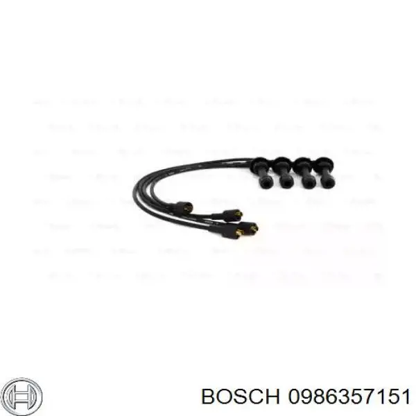 0986357151 Bosch juego de cables de encendido