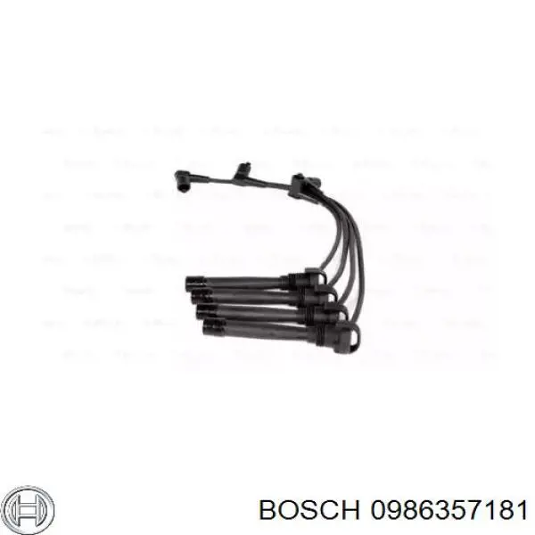 0986357181 Bosch juego de cables de encendido