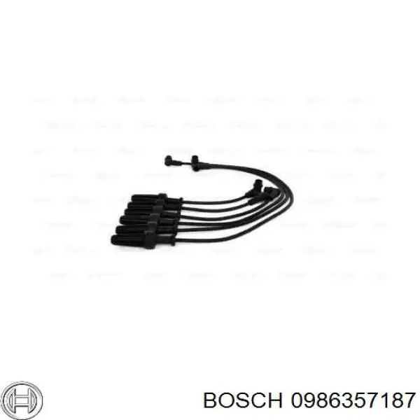 0986357187 Bosch juego de cables de encendido