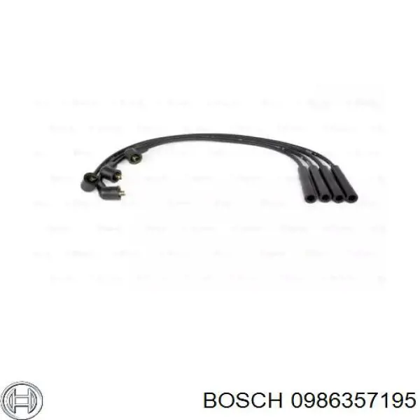 0 986 357 195 Bosch juego de cables de encendido