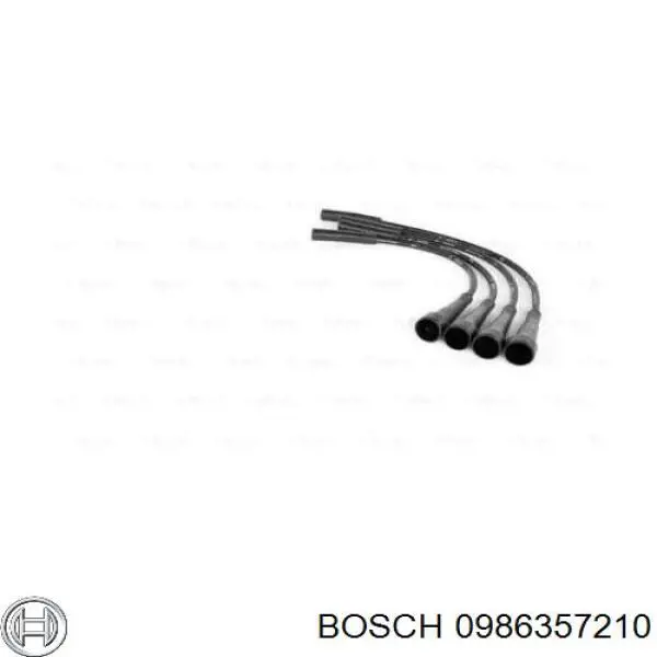 0 986 357 210 Bosch juego de cables de encendido