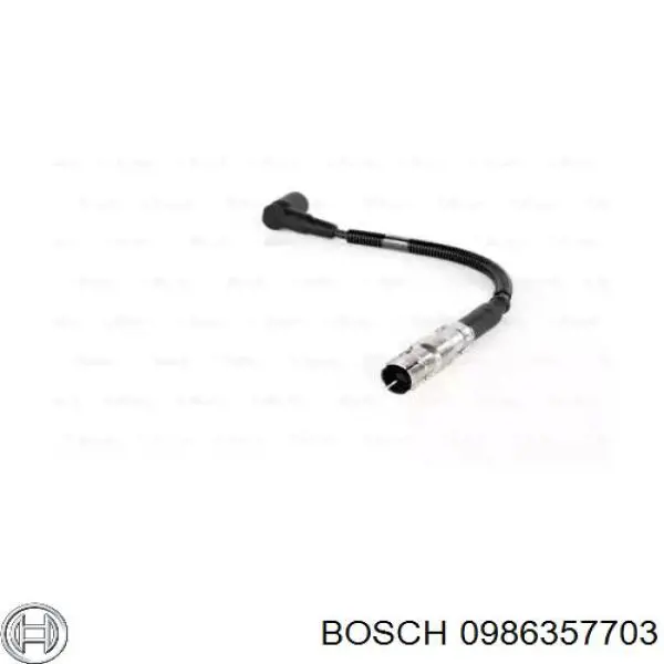 0986357703 Bosch juego de cables de encendido