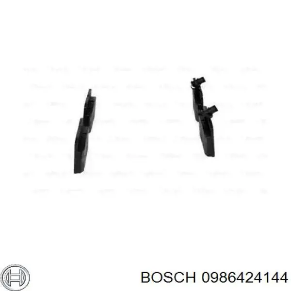 0986424144 Bosch pastillas de freno delanteras