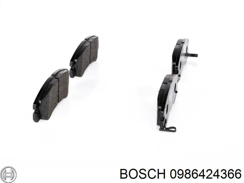 0986424366 Bosch pastillas de freno delanteras