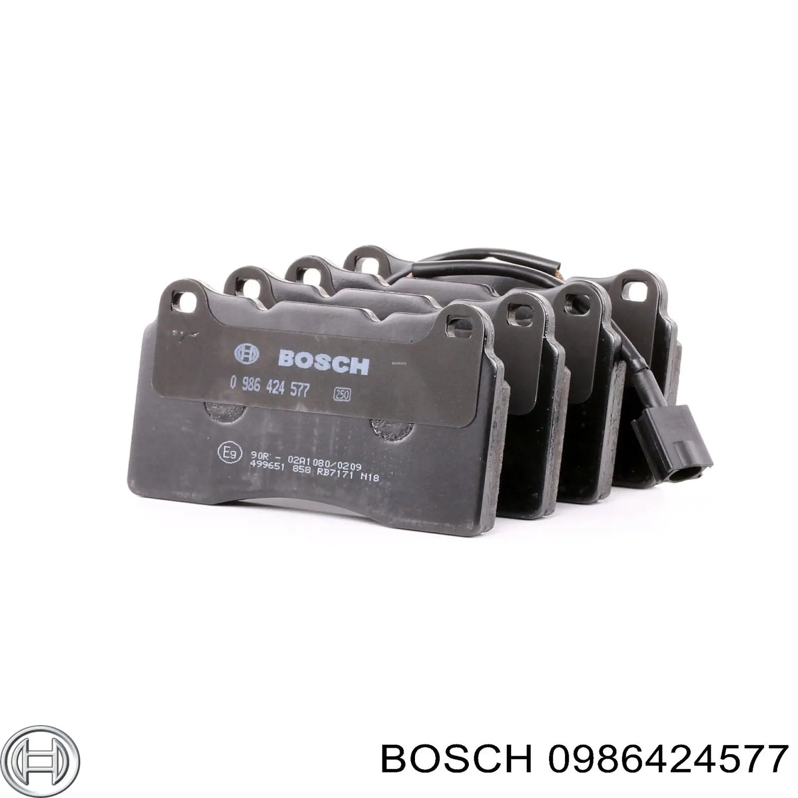 0986424577 Bosch pastillas de freno delanteras