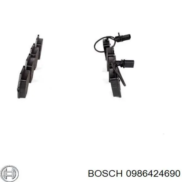 0986424690 Bosch pastillas de freno delanteras