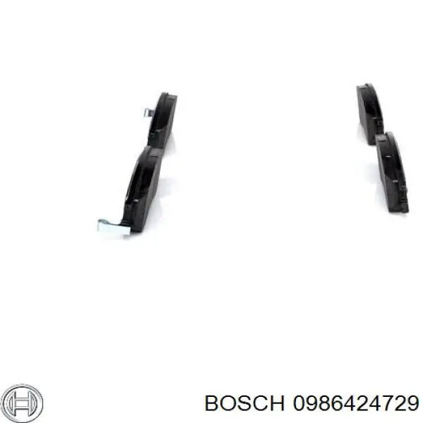 0986424729 Bosch pastillas de freno delanteras