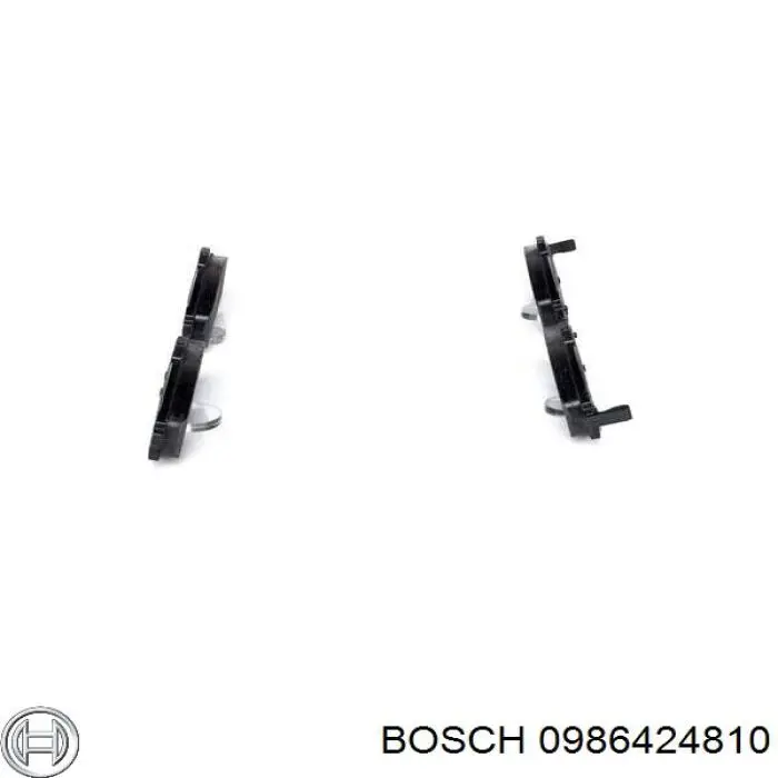 0986424810 Bosch pastillas de freno delanteras