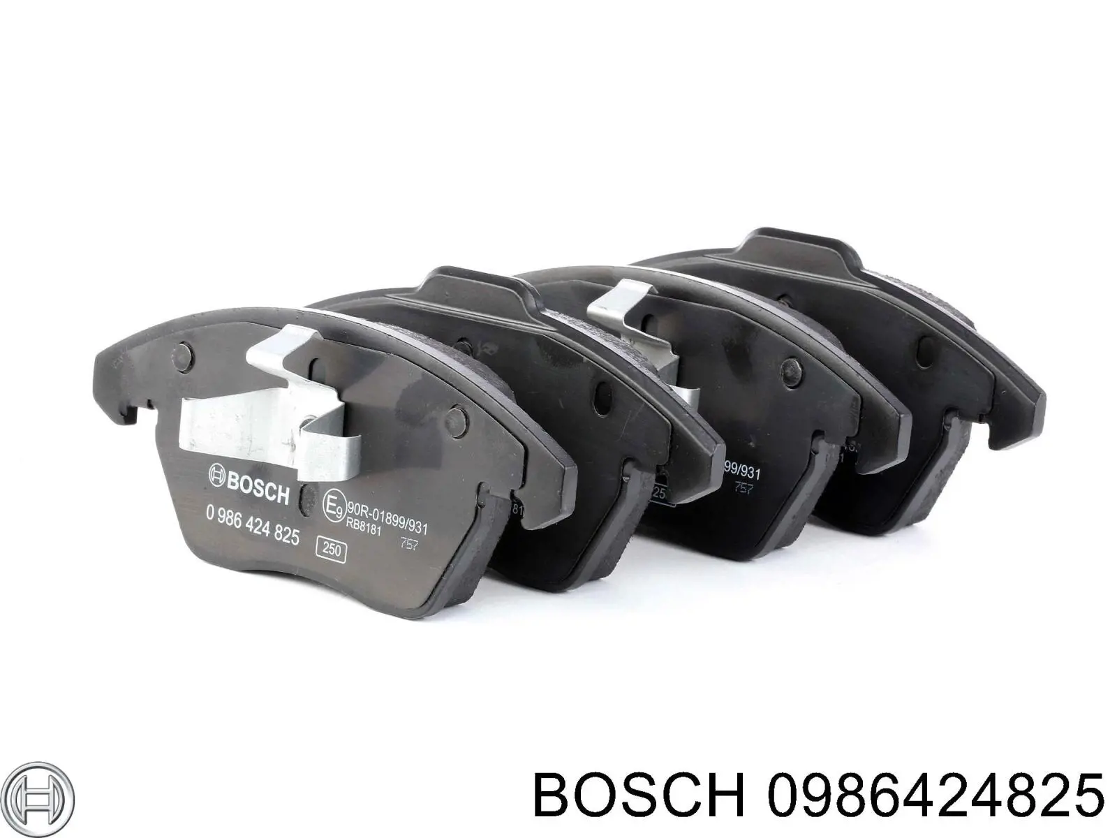 0986424825 Bosch pastillas de freno delanteras