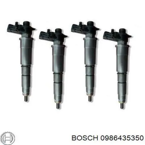 0 986 435 350 Bosch inyector de combustible