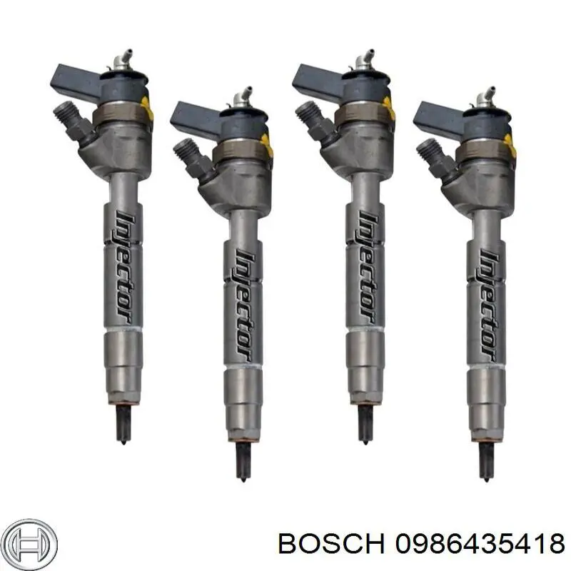 0986435418 Bosch inyector de combustible