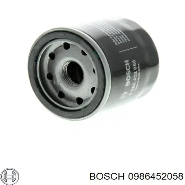 0986452058 Bosch filtro de aceite