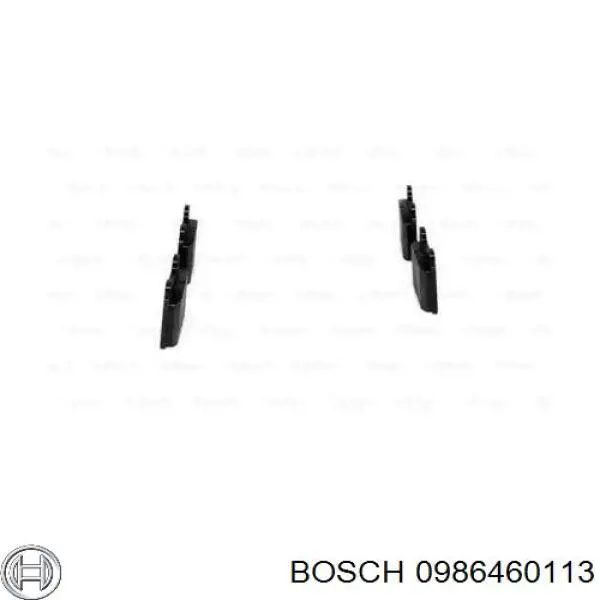 0986460113 Bosch pastillas de freno delanteras