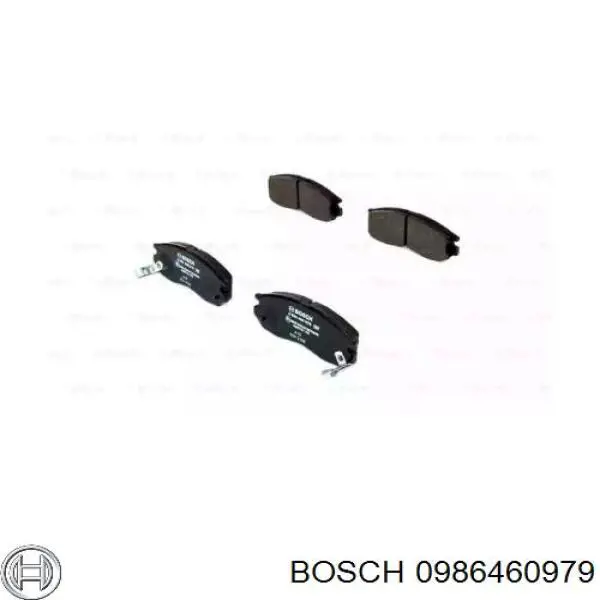 0986460979 Bosch pastillas de freno delanteras