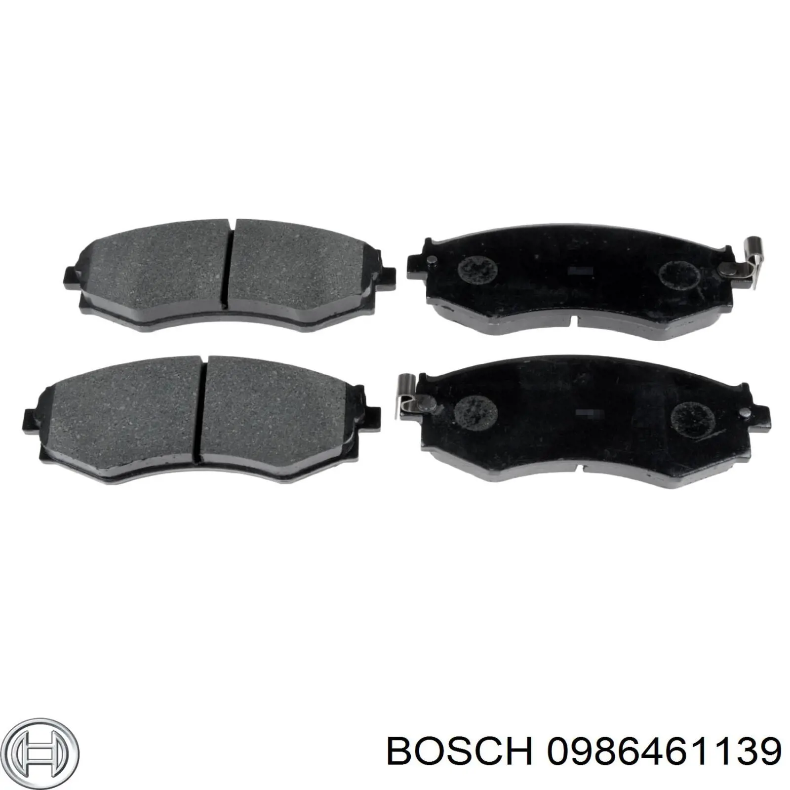 0986461139 Bosch pastillas de freno delanteras