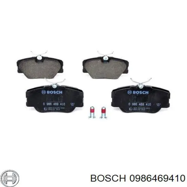 0986469410 Bosch pastillas de freno delanteras