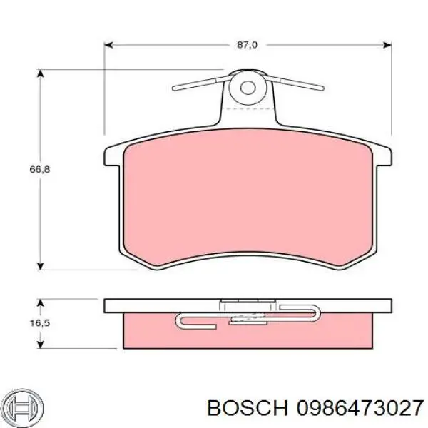  Pinza de freno trasera izquierda para Alfa Romeo 164 164