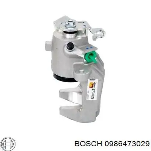 0 986 473 029 Bosch pinza de freno trasera izquierda