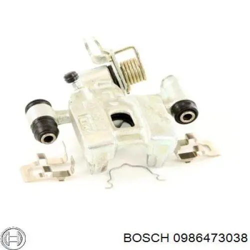 0986473038 Bosch pinza de freno trasera izquierda