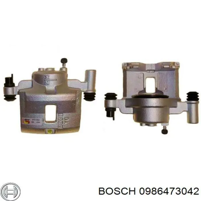 0986473042 Bosch pinza de freno delantera izquierda