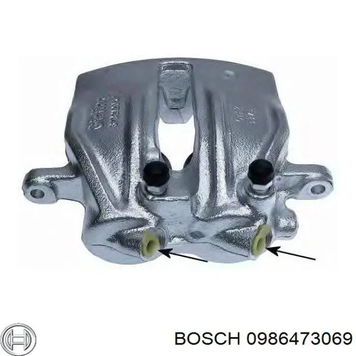 0986473069 Bosch pinza de freno delantera izquierda