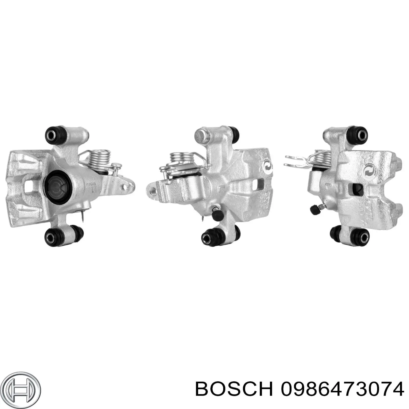 0986473074 Bosch pinza de freno trasera izquierda