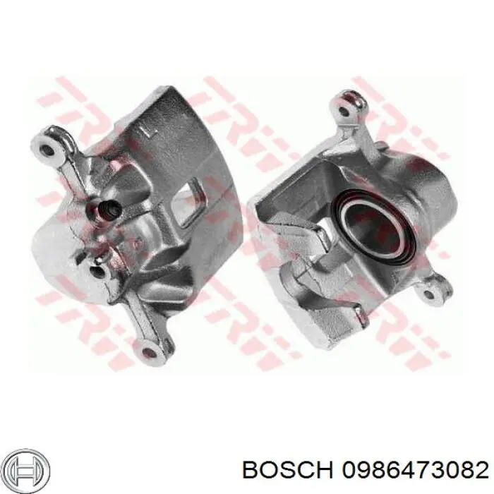 0986473082 Bosch pinza de freno delantera izquierda