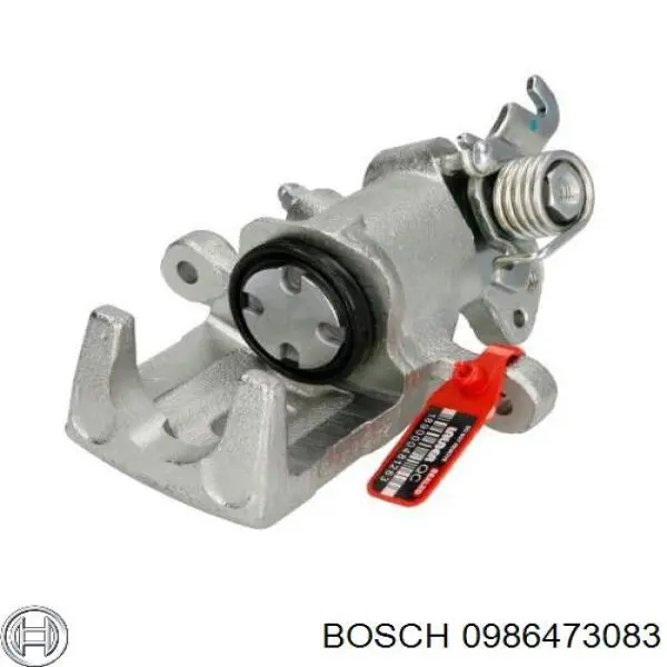 0 986 473 083 Bosch pinza de freno trasera izquierda