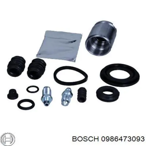 0 986 473 093 Bosch pinza de freno trasera izquierda