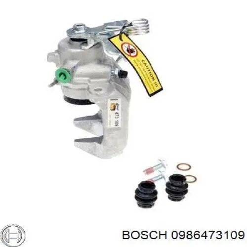 0986473109 Bosch pinza de freno trasera izquierda