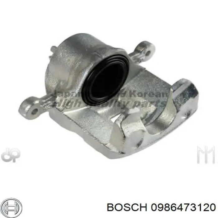 0986473120 Bosch pinza de freno delantera izquierda